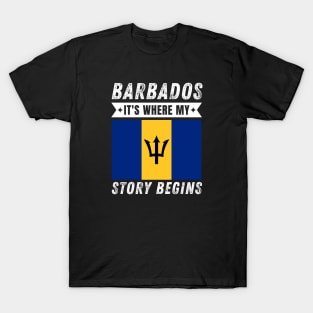 Barbados It's Where My Story Begins T-Shirt